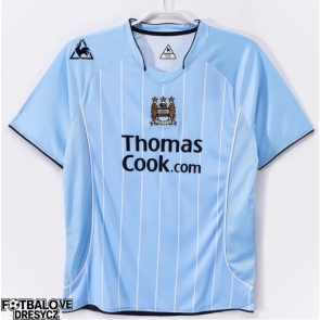 Manchester City 2007-2008 Retro Domácí Dres Krátký Rukáv Manchester City 2007-2008 Retro Domácí Dres Krátký Rukáv